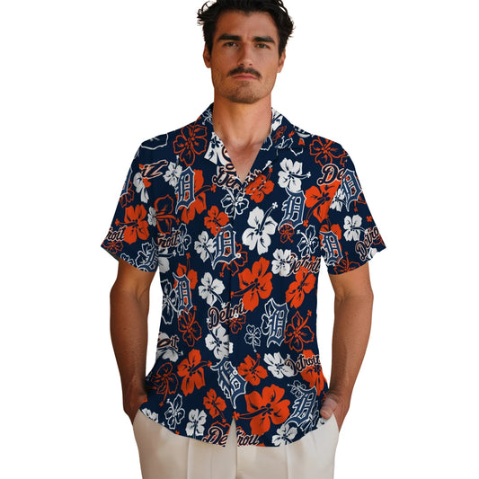 Detroit Tigers Hibiscus Bloom Hawaiian Shirt – Moonbestprint