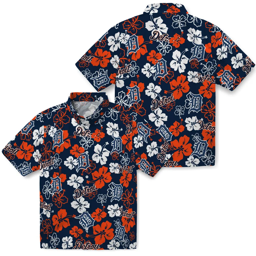 Detroit Tigers Hibiscus Bloom Hawaiian Shirt – Moonbestprint