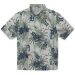 Detroit Tigers Hawaiian Shirt - Hibiscus Designs | Moonbestprint