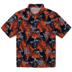 Detroit Tigers Hawaiian Shirt - Hibiscus Exotic | Moonbestprint