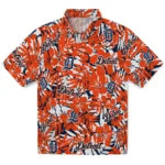 Detroit Tigers Hawaiian Shirt - Hibiscus Overlay | Moonbestprint