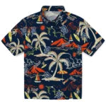 Detroit Tigers Hawaiian Shirt - Palm Tree Island | Moonbestprint