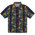 Detroit Tigers Hawaiian Shirt - Paradise Vines | Moonbestprint
