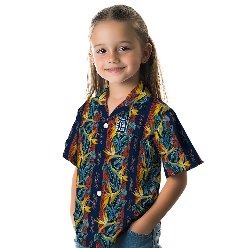 Detroit Tigers Hawaiian Shirt - Paradise Vines | Moonbestprint