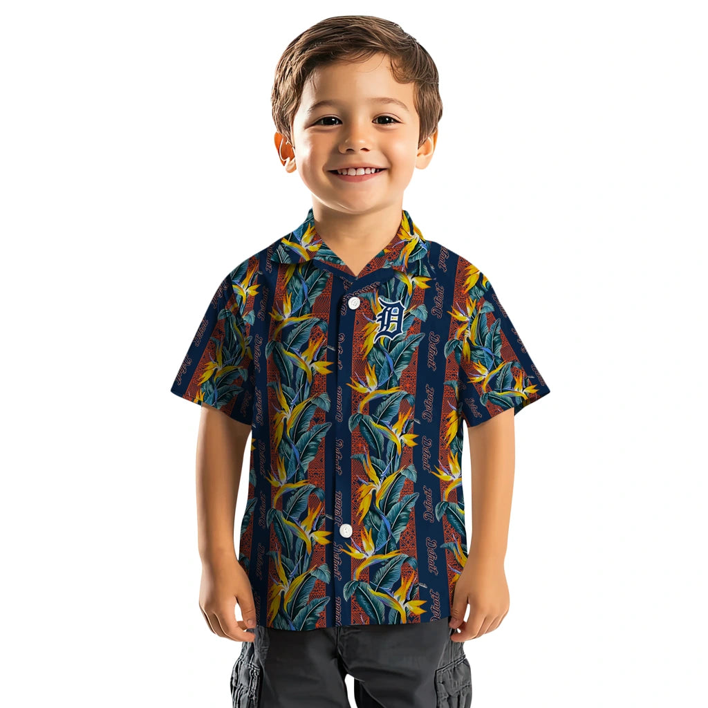 Detroit Tigers Hawaiian Shirt - Paradise Vines | Moonbestprint