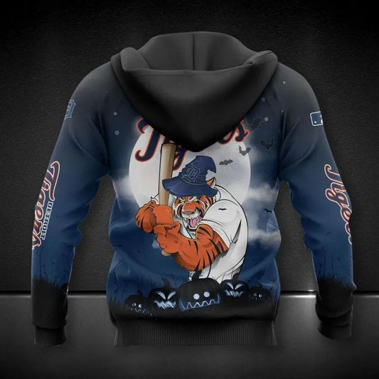 Detroit Tigers Mascot MLB All Over Print Hoodie -Moonbestprint