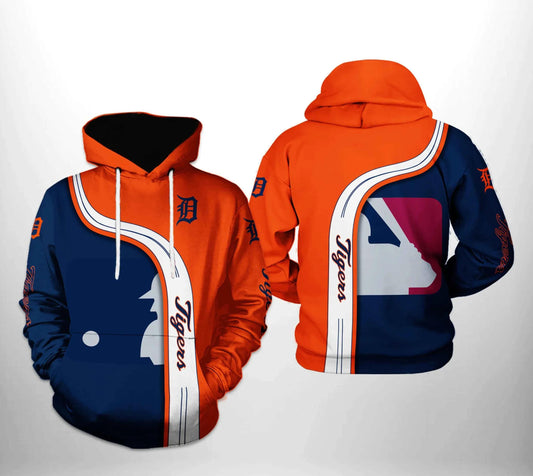 Detroit Tigers MLB Team 3D MLB All Over Print Hoodie -Moonbestprint