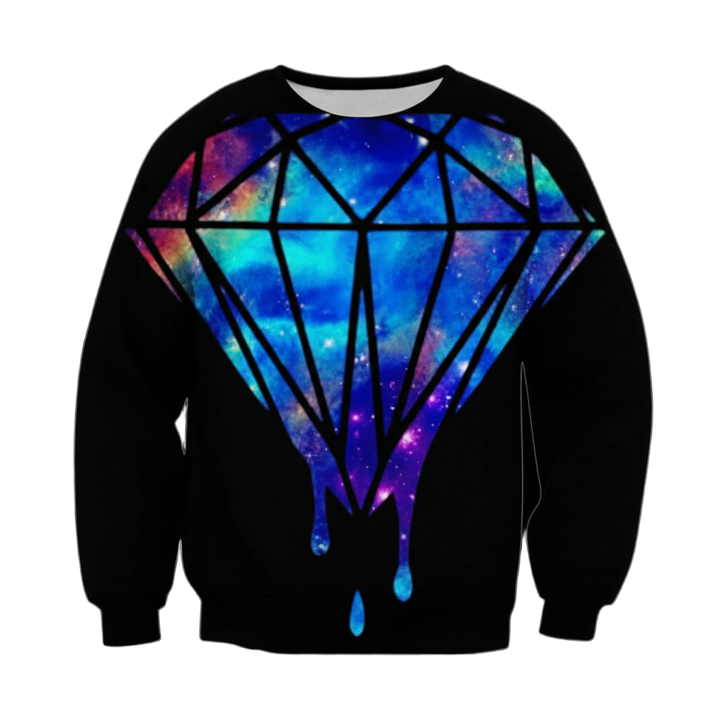 Diamond Galaxy Black Sweater Sh3300 ? Usalast