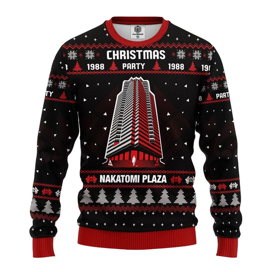 Die Hard Nakatomi Plaza Ugly Christmas Sweater Amazing Gift Idea Thanksgiving Gift ? Usalast