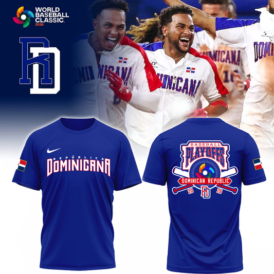 Dominican Republic Baseball 2026 World Baseball Classic Baseball TShirt | YE80 Moonbestprint