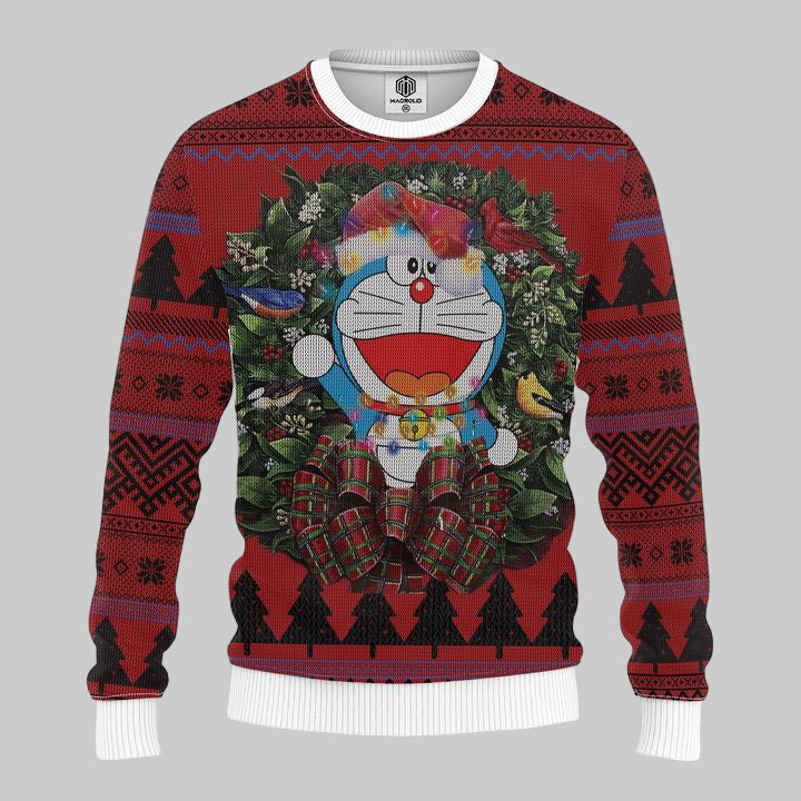 Doreamon Mc Ugly Christmas Sweater Thanksgiving Gift ? Usalast