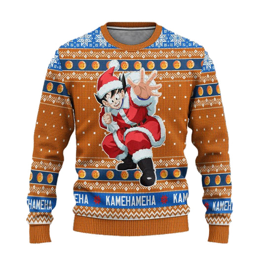 Dragon Ball Son Goku Anime Ugly Christmas Sweater Xmas Gift ? Usalast