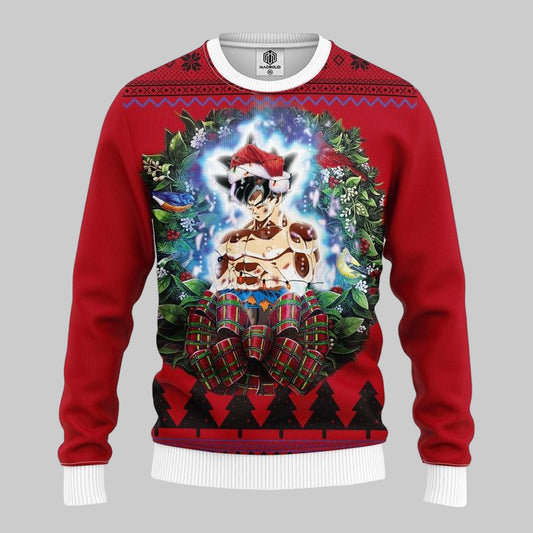 Dragon Ball Son Goku Ultra Instinct Noel Mc Ugly Christmas Sweater Thanksgiving Gift ? Usalast