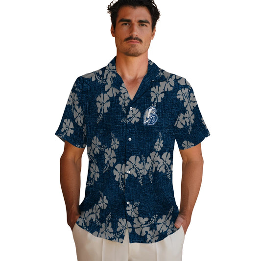 Drake Bulldogs Hawaiian Shirt - 50th State Flower | Moonbestprint