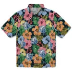 Drake Bulldogs Hawaiian Shirt - Brilliant Hibiscus Garden | Moonbestprint