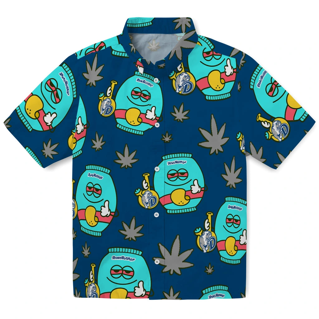 Drake Bulldogs Hawaiian Shirt - Chill Vibe | Moonbestprint