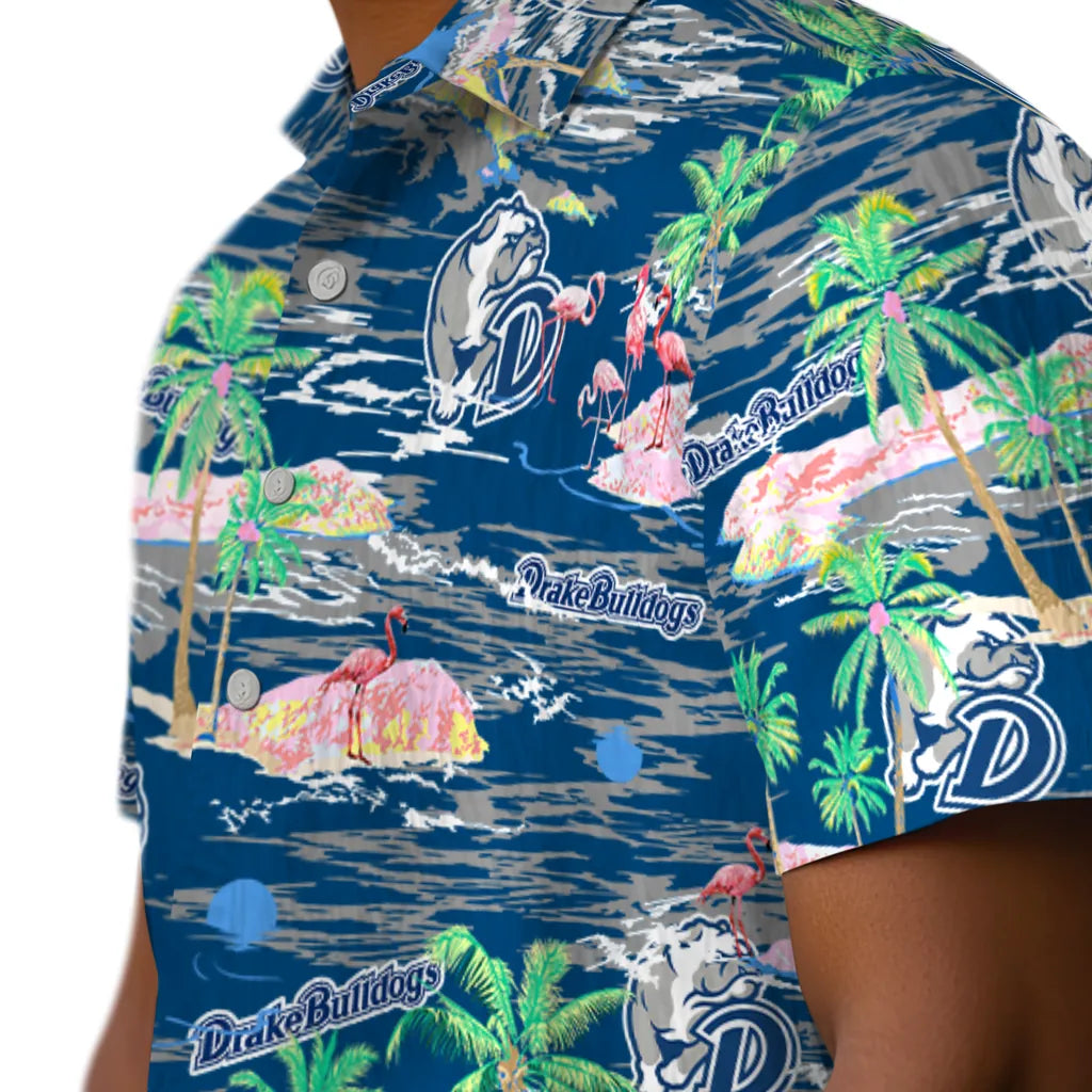 Drake Bulldogs Hawaiian Shirt - Hawaii Island | Moonbestprint