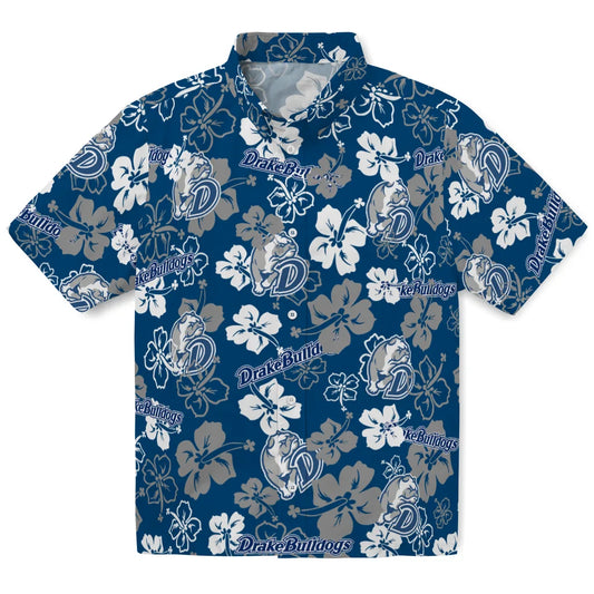 Drake Bulldogs Hibiscus Bloom Hawaiian Shirt – Moonbestprint