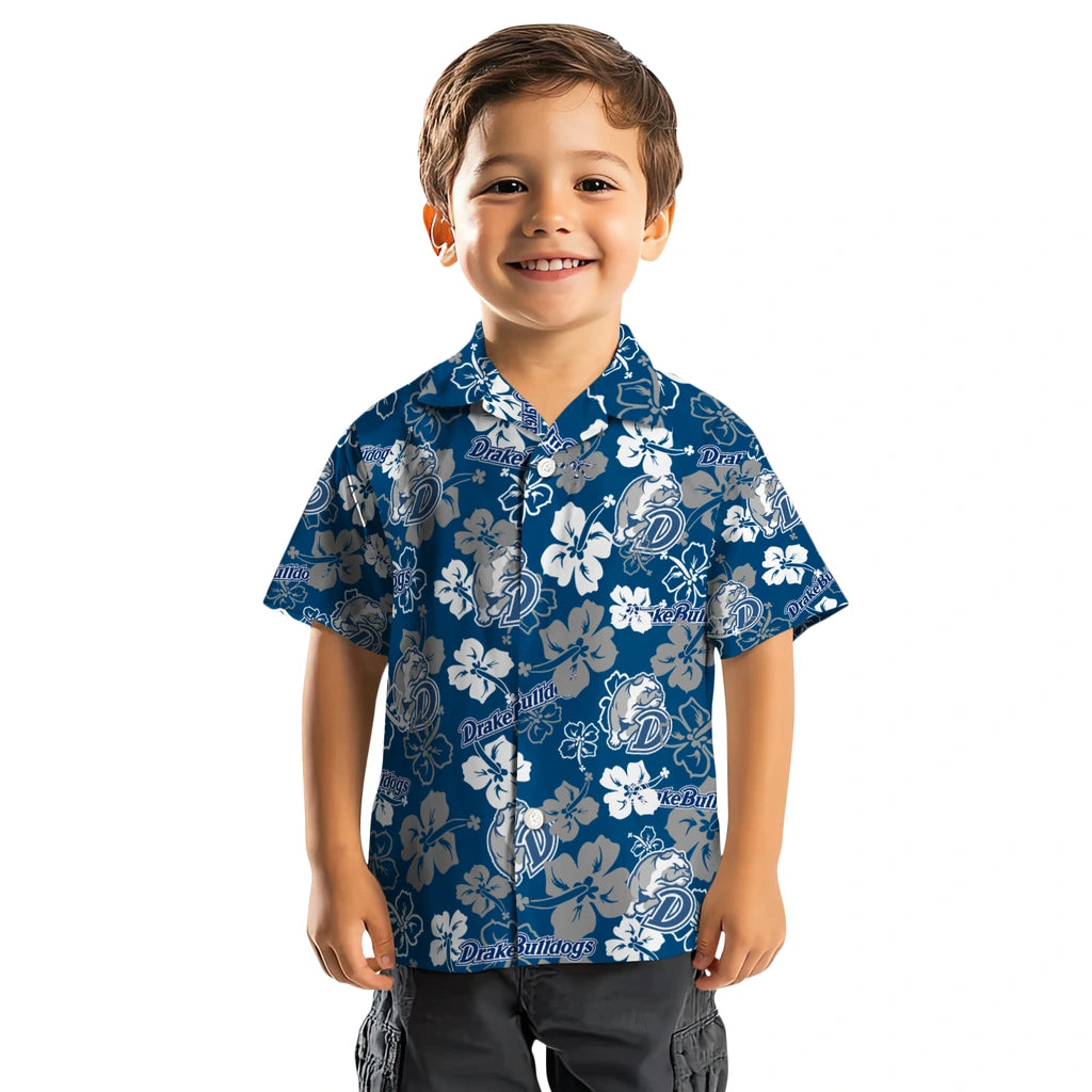 Drake Bulldogs Hibiscus Bloom Hawaiian Shirt – Moonbestprint