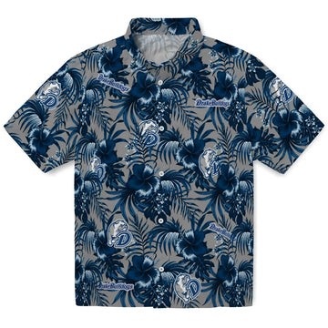 Drake Bulldogs Hawaiian Shirt - Hibiscus Exotic | Moonbestprint