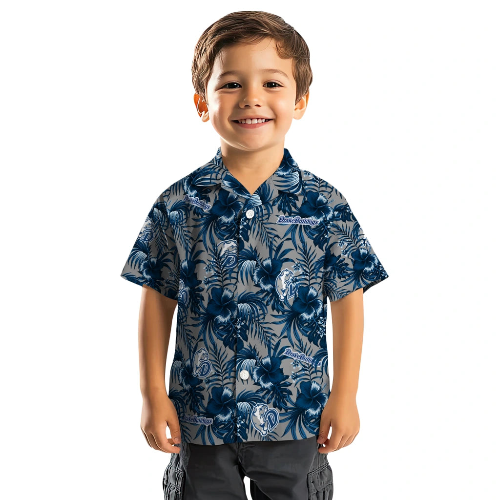 Drake Bulldogs Hawaiian Shirt - Hibiscus Exotic | Moonbestprint