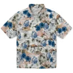 Drake Bulldogs Hawaiian Shirt - Hibiscus Seaside | Moonbestprint