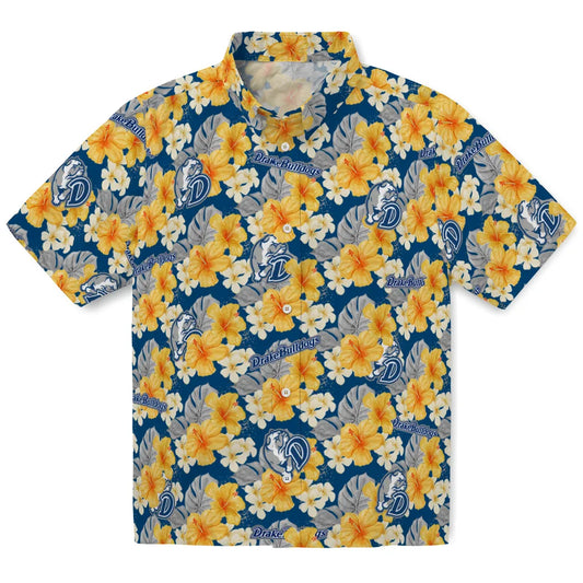 Drake Bulldogs Hawaiian Shirt - Hibiscus Tropics | Moonbestprint