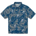 Drake Bulldogs Hawaiian Shirt - Monstera Layer | Moonbestprint