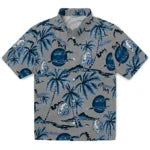 Drake Bulldogs Hawaiian Shirt - Palm Sunset | Moonbestprint