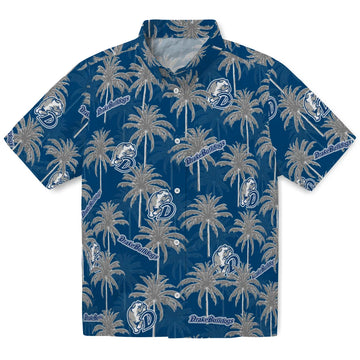 Drake Bulldogs Hawaiian Shirt - Palm Tree Motif | Moonbestprint