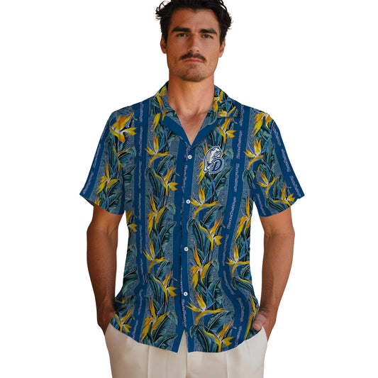 Drake Bulldogs Hawaiian Shirt - Paradise Vines | Moonbestprint