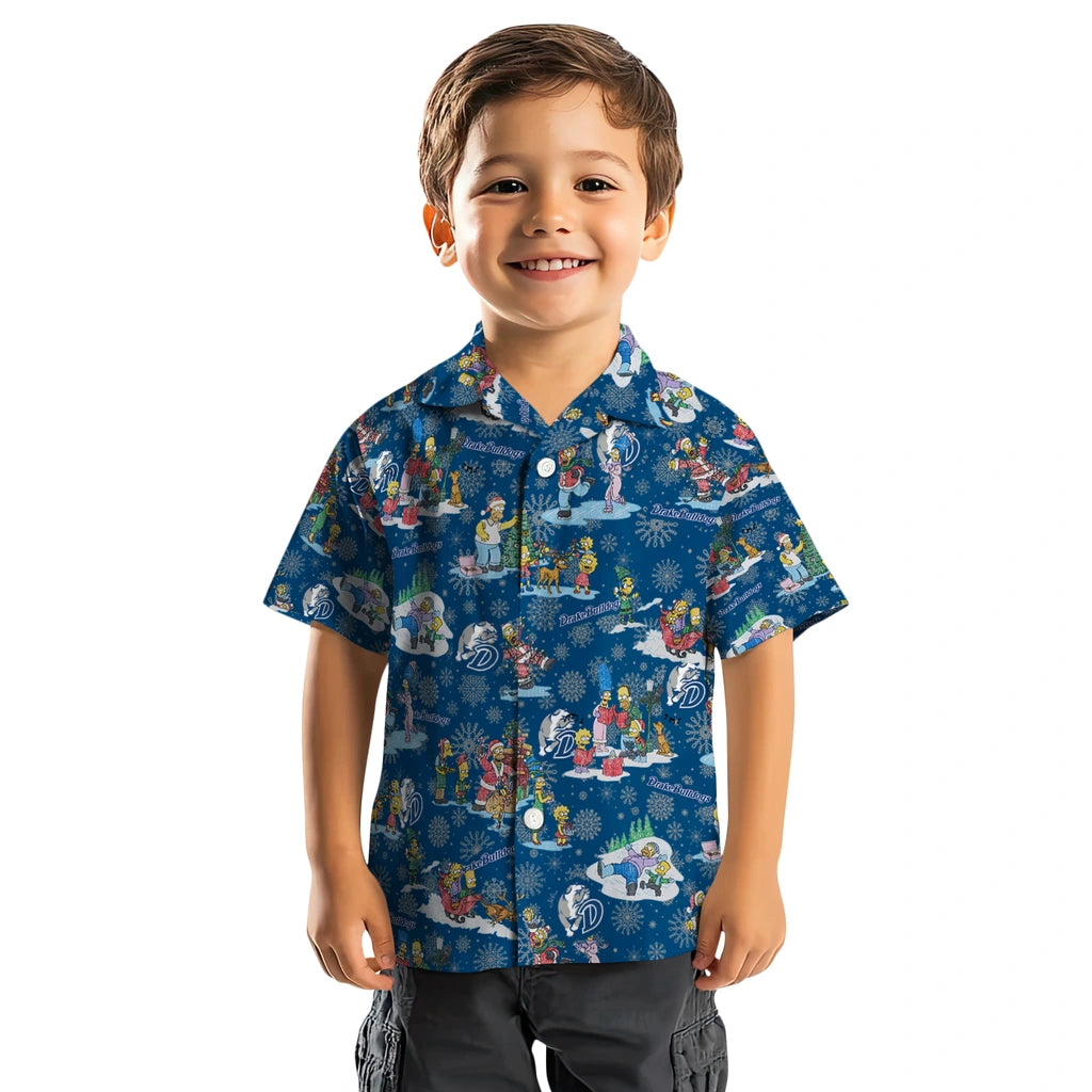 Drake Bulldogs Hawaiian Shirt - Simpsons Christmas | Moonbestprint