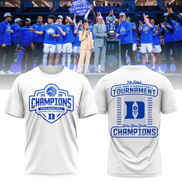 Duke 2026 ACC Men's Basketball Tournament Champions Locker Room T-shirt | NK79 Moonbestprint
