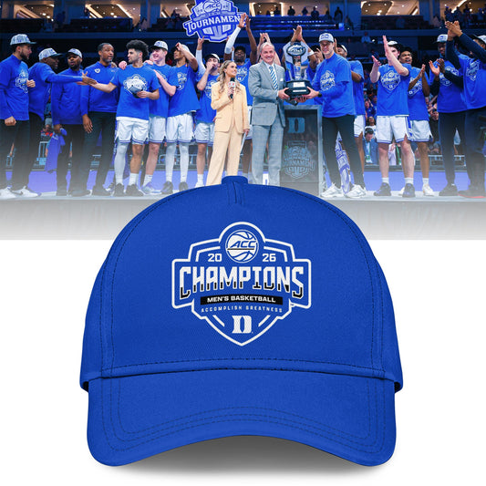 Duke 2026 ACC Men's Basketball Tournament Champions Locker Room T-shirt | VB50 Moonbestprint