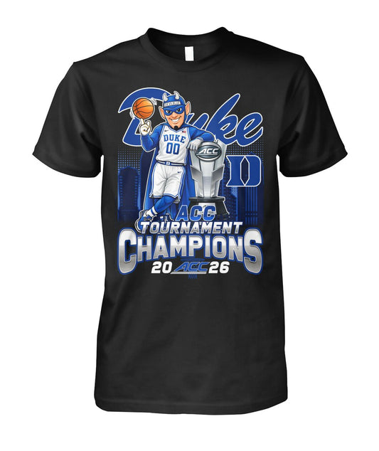 Duke Blue Devils ACC Tournament Champions 2026 Mascot Shirt, Duke Basketball Fan Gift | QS22 Moonbestprint