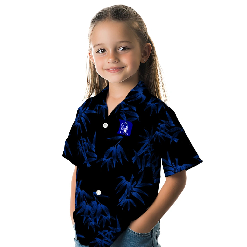 Duke Blue Devils Hawaiian Shirt - Bamboo Branches | Moonbestprint