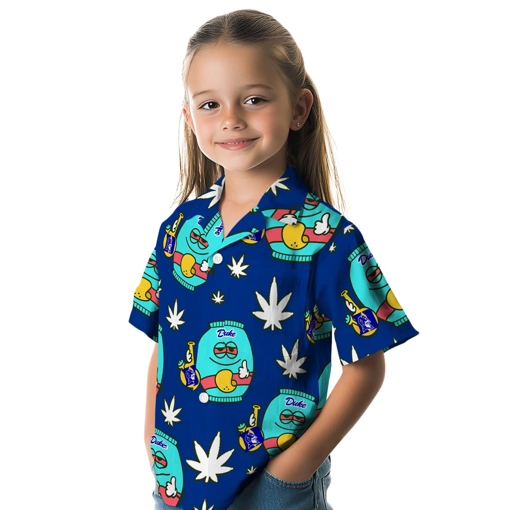 Duke Blue Devils Hawaiian Shirt - Chill Vibe | Moonbestprint