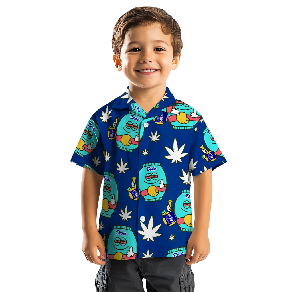 Duke Blue Devils Hawaiian Shirt - Chill Vibe | Moonbestprint