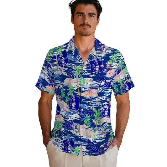 Duke Devils Flamingo Retreat 2026 Hawaiian Shirt – Moonbestprint