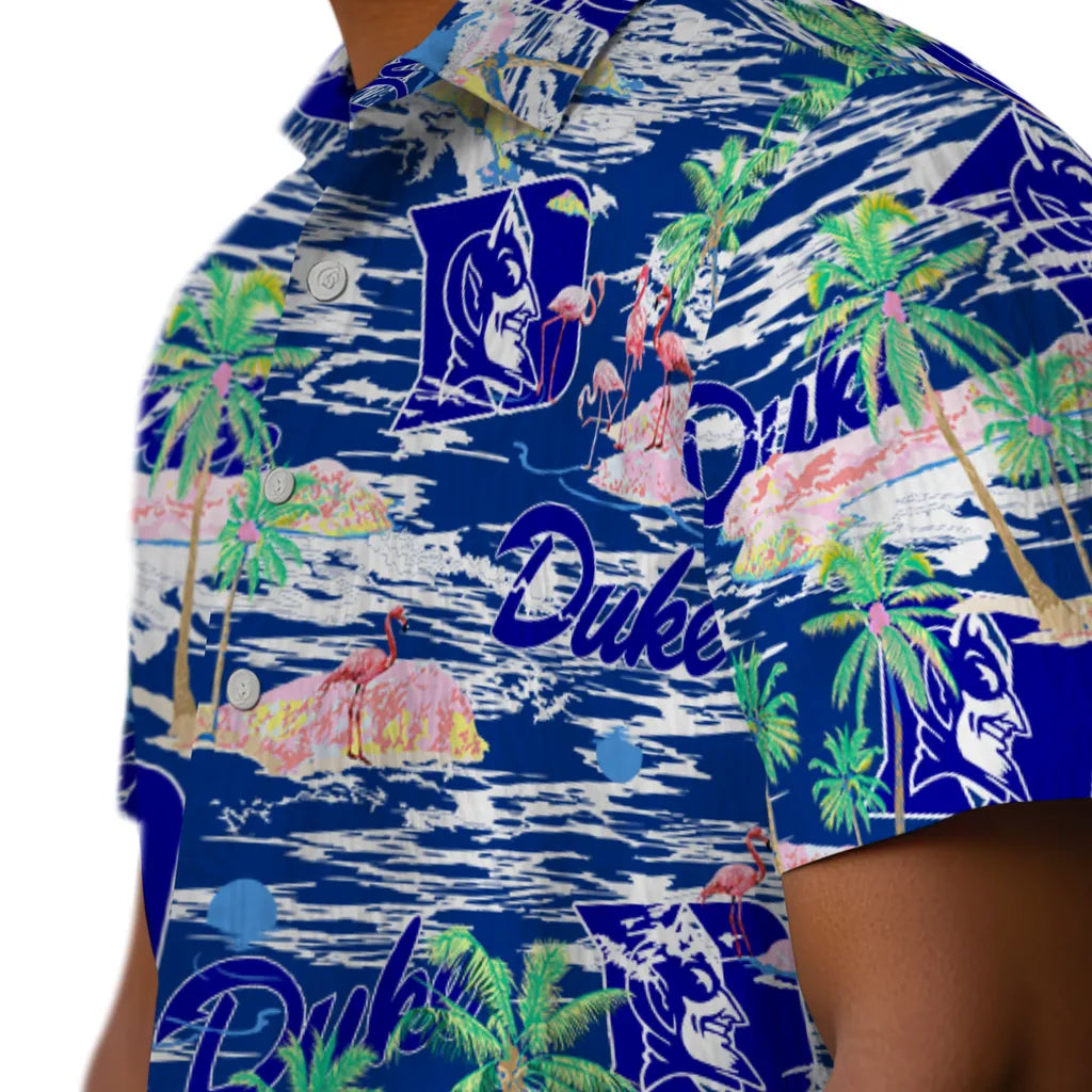 Duke Devils Flamingo Retreat 2026 Hawaiian Shirt – Moonbestprint