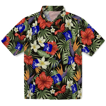 Duke Blue Devils Hawaiian Shirt - Hawaii Floral Hibiscus | Moonbestprint