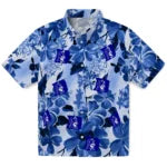 Duke Blue Devils Hawaiian Shirt - Hibiscus Arrangement | Moonbestprint