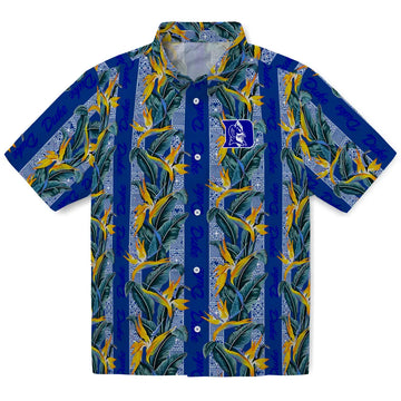Duke Blue Devils Hawaiian Shirt - Paradise Vines | Moonbestprint
