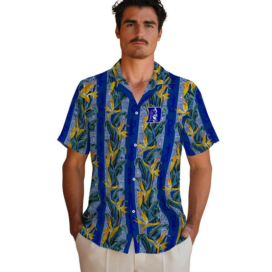 Duke Blue Devils Hawaiian Shirt - Paradise Vines | Moonbestprint