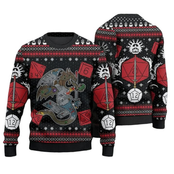 Dungeons And Dragons Gamer Ugly Sweater ? Usalast