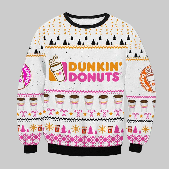 Dunkin Donut Ugly Christmas Sweater 2022 ? Usalast