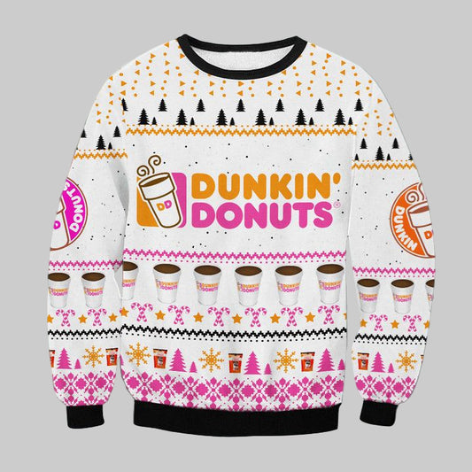 Dunkin Donut Ugly Christmas Sweater 2022 ? Usalast