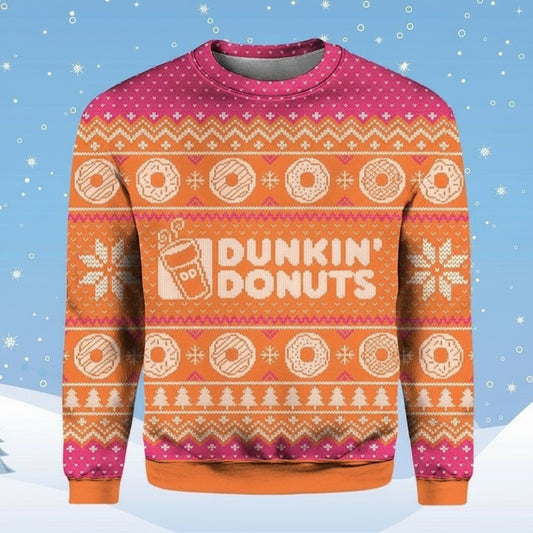 Dunkin?s Donuts Ugly Christmas Sweater 2022 ? Usalast