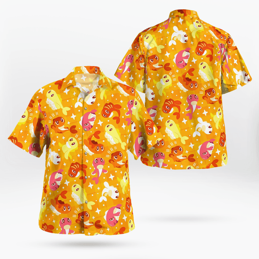 Tatsugiri Pokemon Hawaiian Shirt - Moonbestprint