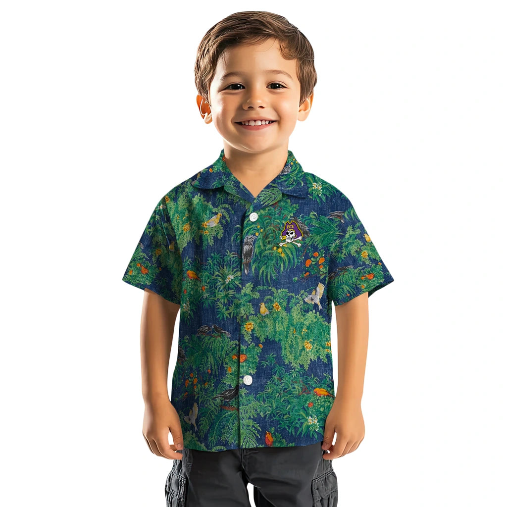 East Carolina Pirates Hawaiian Shirt - Bird Canopy | Moonbestprint